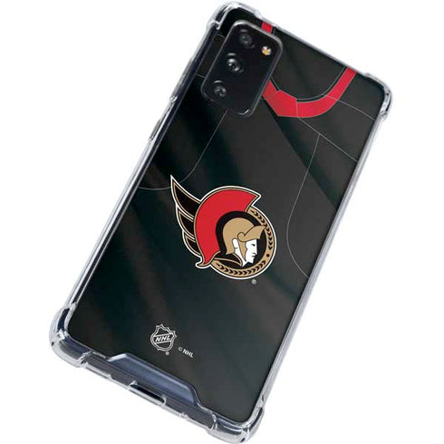 NHL Ottawa Senators Home Jersey Galaxy S20 FE Clear Case